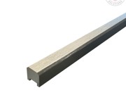 Square Water Bar 10mm x 10mm x 2500mm - Brushed Nickel